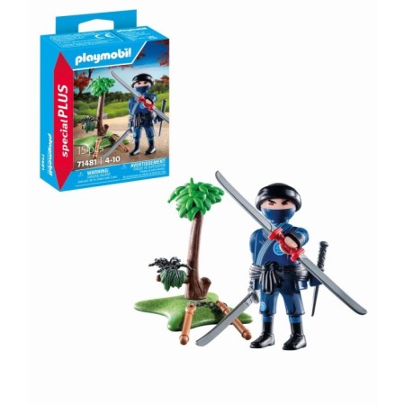 Playmobil-FIGURINA NINJA ECHIPAT Playmobil - 1